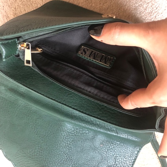 Forest green jewelled purse - Picture 3 of 3